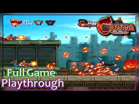 Contra Rebirth Full Co-Op Game Playthrough 2025 - Contra Rebirth 2 Player Walkthrough
