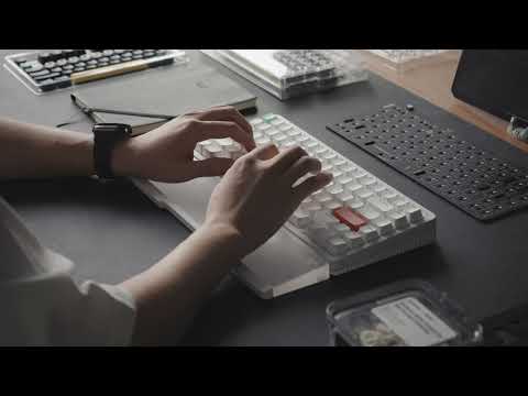 NuPhy Halo75 Typing Sound Test - Night Breeze & Rose Glacier