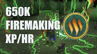 Runescape! Superheat Form NEW Prayer + Firemaking Gains! (650k xp/hr)