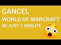 How To Cancel Your World Of Warcraft Subscription In Just 1 Minute