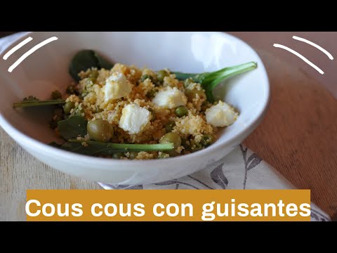 Cous cous con guisantes