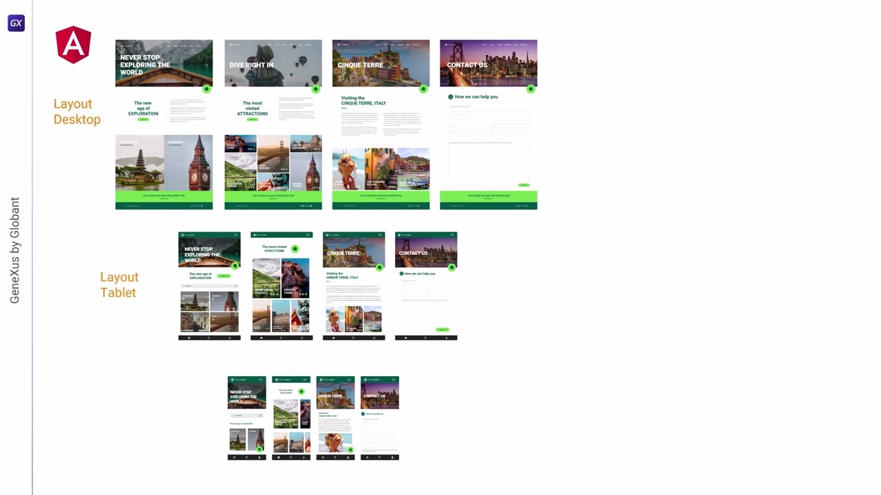 Design in GeneXus: players.