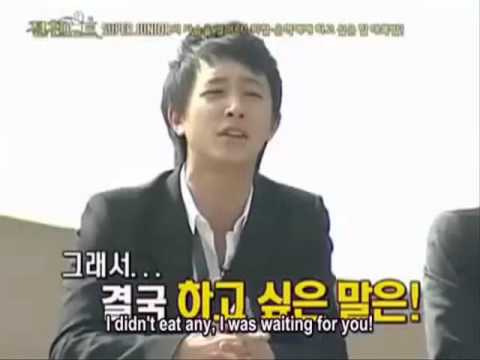 heechul gets attack by hankyung dangerous mouth