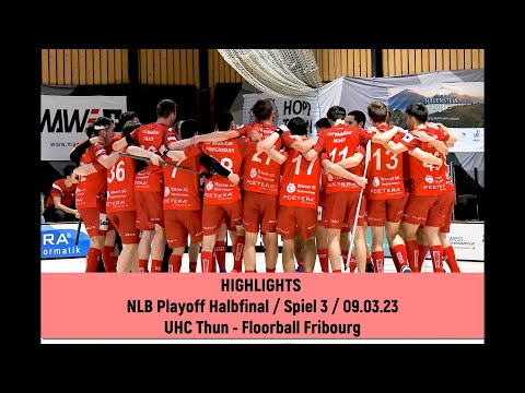 NLB Playoff Halbfinal / Spiel 3 / UHC Thun - Floorball Fribourg