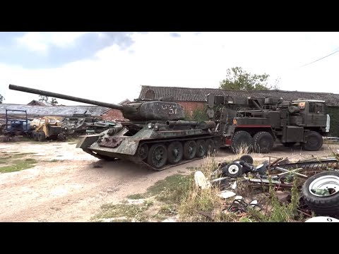 Moving The Broken Tank! T34/85 EP2