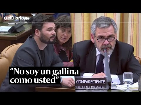 "No soy un gallina como usted": el enfrentamiento completo entre Rufián y Alfonso