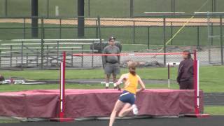 preview picture of video 'Argo High School Track & Field Invite 4/14/2012 - Lyons High Jump Leader'