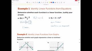 Reveal Algebra 2, Lesson 1-2, Part 1