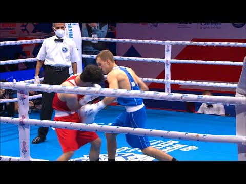 Day 8 (57kg) OVAT Nurettin (TUR) vs  SAVVIN Eduard (RBF) | AIBA WCHs 2021