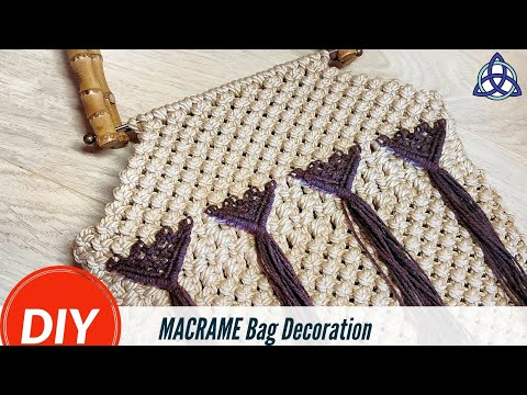 DIY Macrame Bag With Zipper Macrame Wallet for Girls