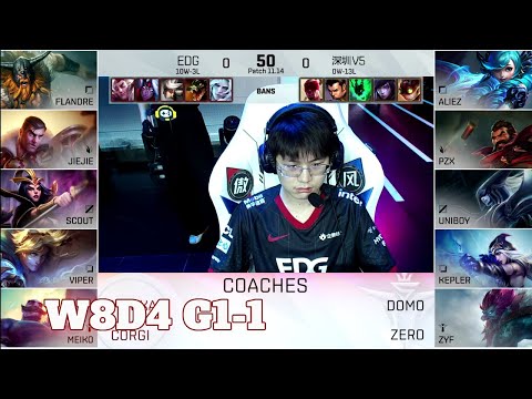 EDG vs V5 - Game 1 | Week 8 Day 4 LPL Summer 2021 | Edward Gaming vs Victory Five G1