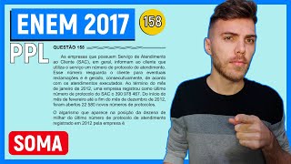 🛑INTERPRETAÇÃO - 158 Enem 2017 PPL - As empresas que possuem Serviço de Atendimento ao Cliente (SAC)