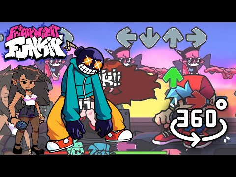 VR 360 Friday Night Funkin' | Whitty & Ex Girlfriend Mods FNF Gameplay