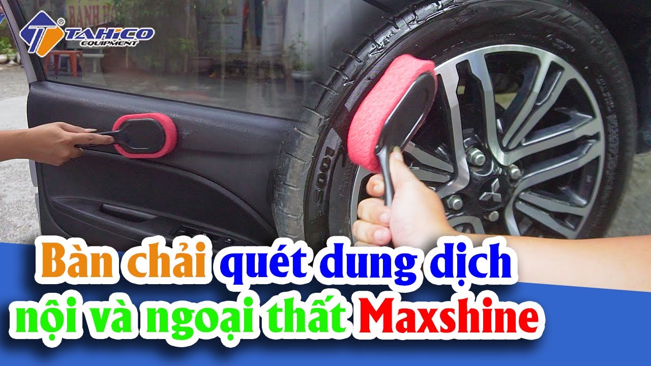 Bàn chải quét dung dịch đa năng xe ô tô MS.WB10 Maxshine 17