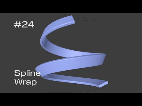 Cinema 4D Quick Tip #24 - Spline Wrap (Project File on Patreon)