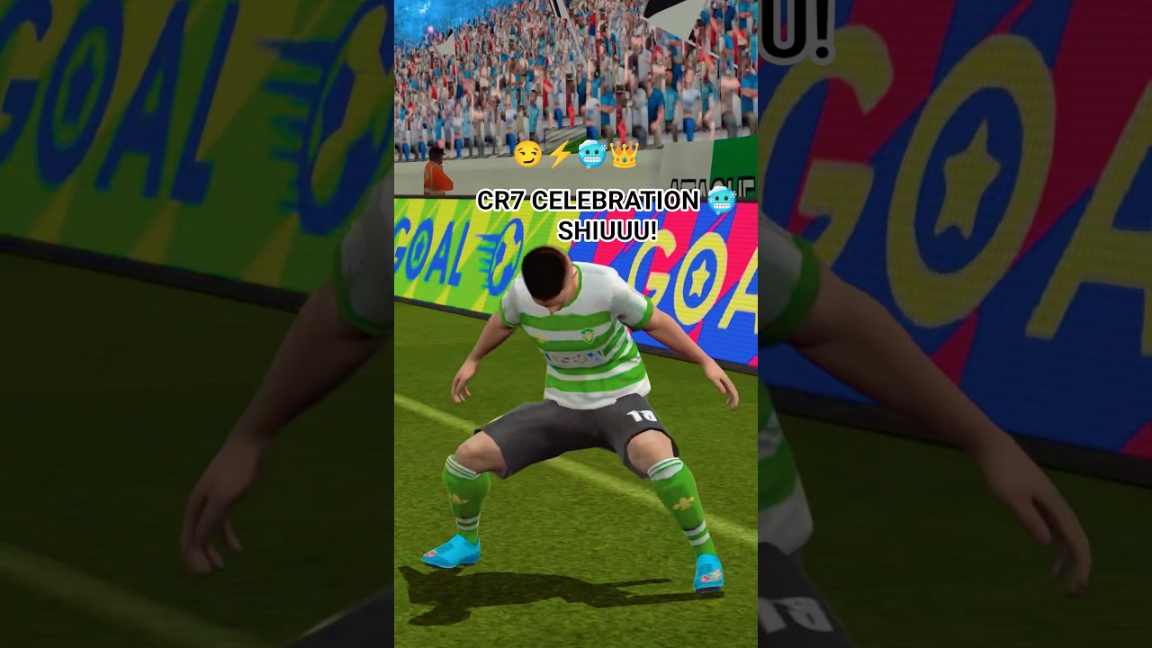 Cristiano Ronaldo celebration Shiuuu!#cr7 #fifa #footballshorts