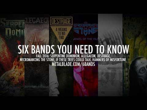 Six Bands in 60 Seconds - Fall 2016 #6BandsYouNeedtoKnow