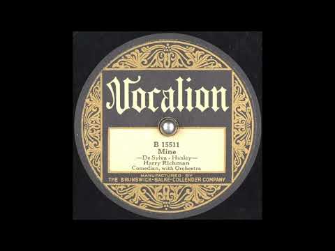 Harry Richman - Mine (1927)