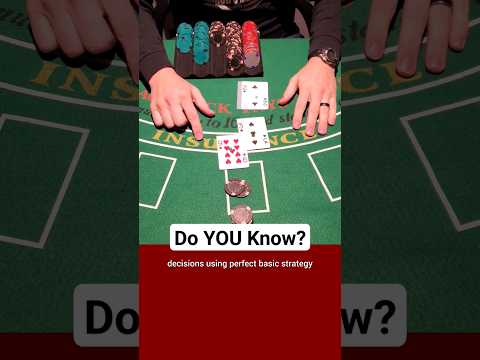 Perfect Basic Strategy in Blackjack #cardcounting #blackjack #gambling
