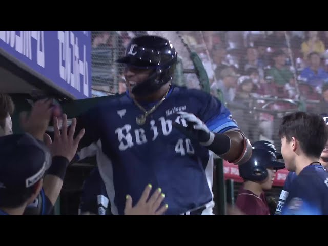 【5回表】ホームラン返し!! ライオンズ・セデーニョ ライトスタンドへの一打で試合を振り出しに!! 2025年9月19日 東北楽天ゴールデンイーグルス 対 埼玉西武ライオンズ