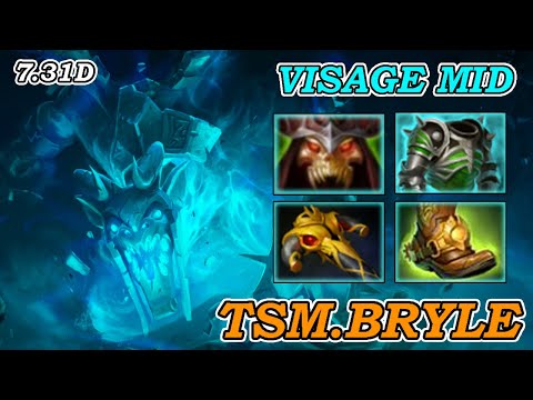 TSM.Bryle Carry the game with Visage, Slark in his team is so BAD - Visage Gameplay #1