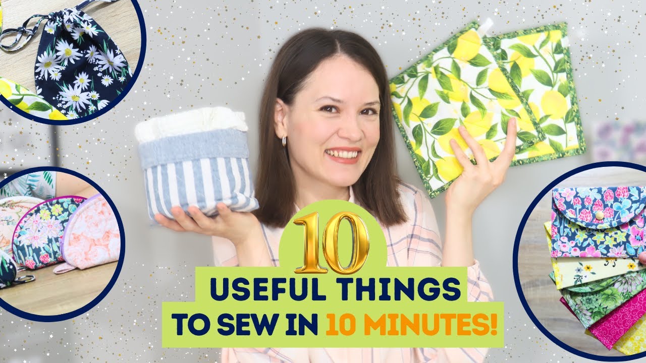 MUST TRY 10 quick & easy sewing projects to sew, sell and gift in 2024!