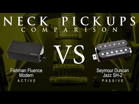 Fishman FLUENCE MODERN vs Seymour Duncan JAZZ SH-2 - Neck Pickup Guitar Tone Comparison Demo
