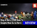 Lego King Of Glory Sheng Yuan Bootleg SY681 Guan Yu Genghis Khan Su Lie Bai Li Review 4K