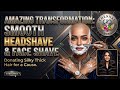 Silky Thick Hair Headshave Face Shave Shiny Bald 2026 Chennai Hair Donation