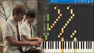 [Synthesia] Monstar 몬스타 - Canon in C 캐논 변주곡 (duet) 두 사람 jazz