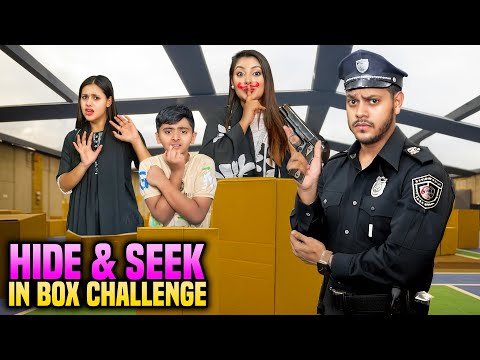 চোর পুলিশ এর মজার খেলা | Hide & Seek In Boxes Challenge | Rakib Hossain