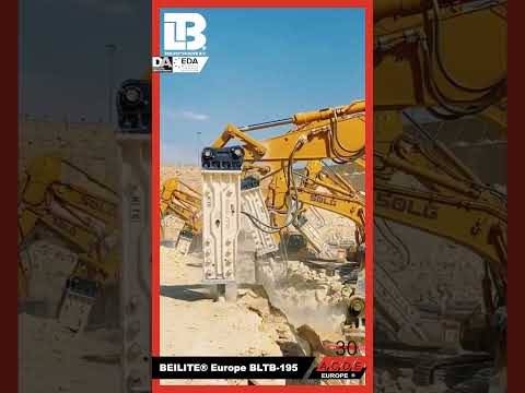 BEILITE® Europe BLTB-195 hydraulic hammer, NEW MURABBA PROJECT RIYADH, SAUDI ARABIA