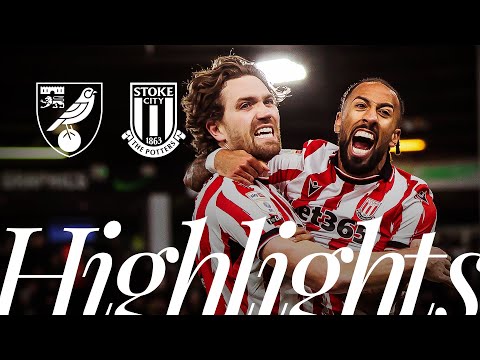 Back-to-back wins to start '26! ✌️| Norwich City 0-2 Stoke City | Highlights