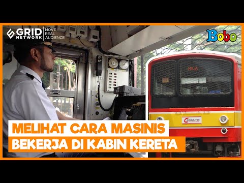 Melihat Cara Kerja Masinis di Kabin Commuter Line