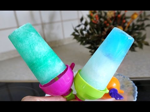 How to make EASY FROZEN JELLO POPSICLES TIP DIY - Ice lolly block - Homemade ice cream