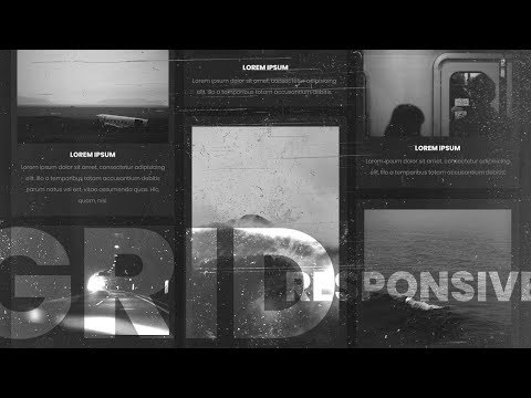 Responsive Grid Layout - Blog Posts Page Concept | HTML, CSS & JAVASCRIPT  2019