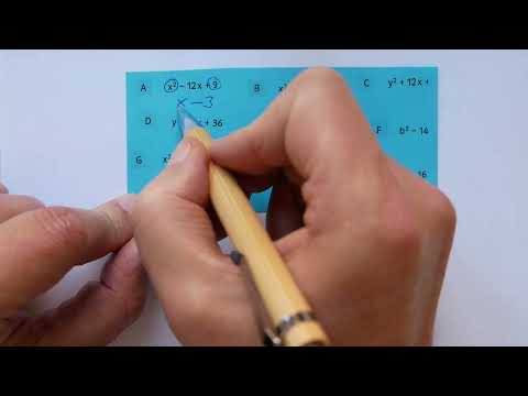 Terme und Gleichungen 6 - Binomische Formeln faktorisieren - Klasse 8 mrhjrs