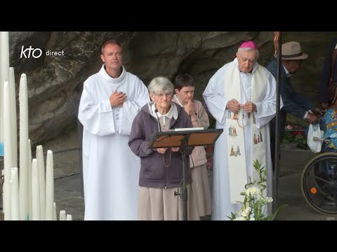 Chapelet du 6 août 2023 à Lourdes