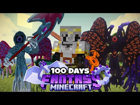 Insane Adventure: 100 DAYS in Fantasy Minecraft Hardcore