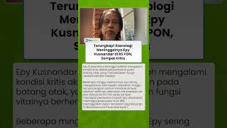 Terungkap! Kronologi Meninggalnya Epy Kusnandar di RS PON, Sempat Pusing hingga Tak Sadarkan Diri