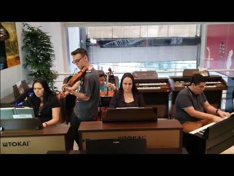 Hino - 77 “Vamos lançar a semente” | Órgãos Tokai D2/MD-20 | Piano Roland F140 | Violino e Cello