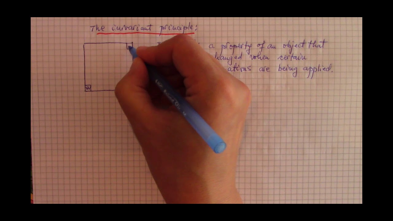 The Invariant Principle