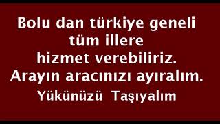 Bolu Nakliyat | Şehirler Arası 0505 065 05 81 Nakliyeciler