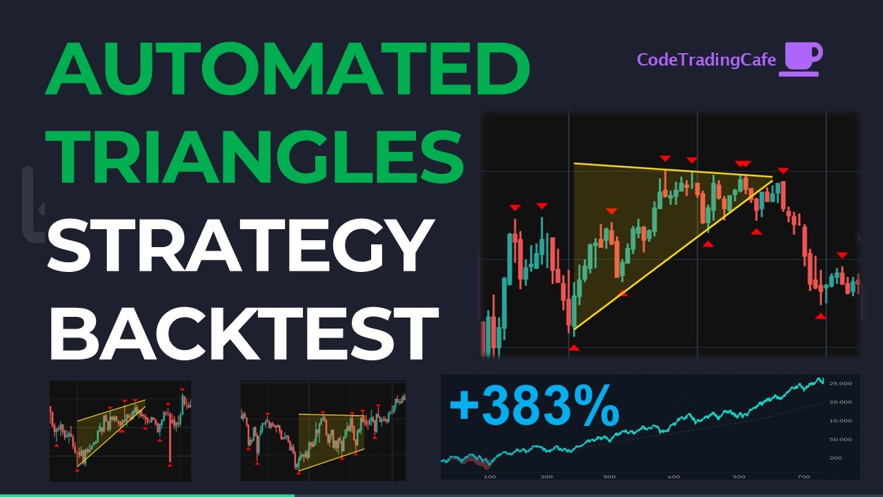 Automate Ascending Triangle Trading Strategy in Python + Backtest in Python (86% Win Rate)