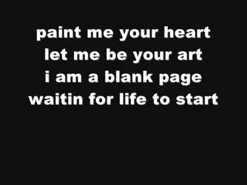Christina Aguilera Blank Page (Lyrics On Screen)