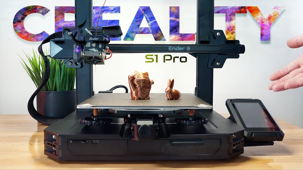 Creality Ender-3 S1 Pro - Overview Leveling & Print