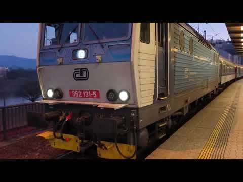 Odjezd R 680 Labe linky R20 ze stanice Ústí nad Labem hl. n.