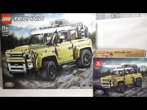 LEGO® vs King - Lohnt der Mehrpreis? - Video#1 - 42110 vs 93018 - LR Defender - Parallelaufbauvideo