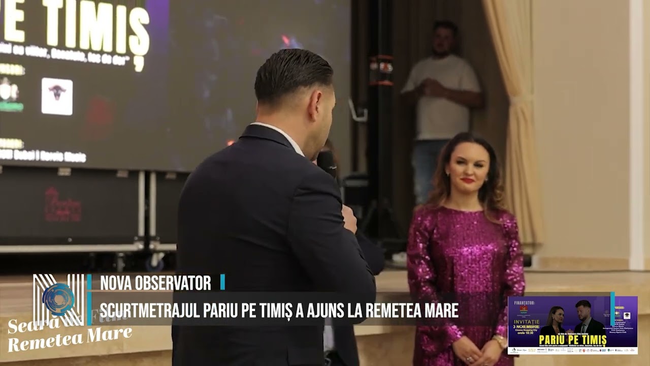 SCURTMETRAJUL PARIU PE TIMIȘ A AJUNS LA REMETEA MARE
