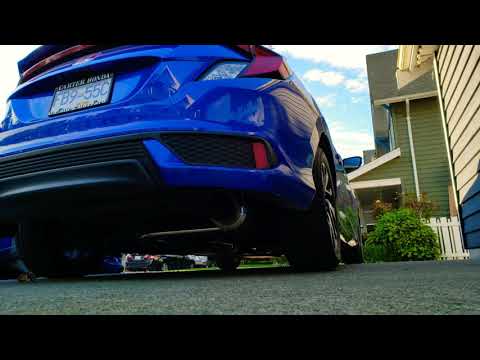 2017 Honda Civic LX Coupe with Invidia N1 Exhaust Sound Clip